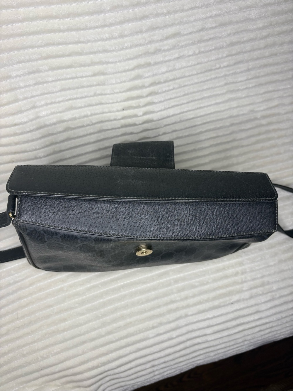 Gucci Vintage GG Monogram Supreme Sherry Web Ophidia Crossbody Bag w COA - Picture 11 of 16